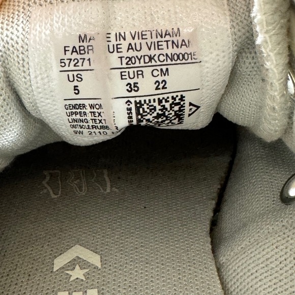 Converse Chuck Taylor All Star Platform Low‎ Tops Blue Women's Size 5 - Picture 8 of 8